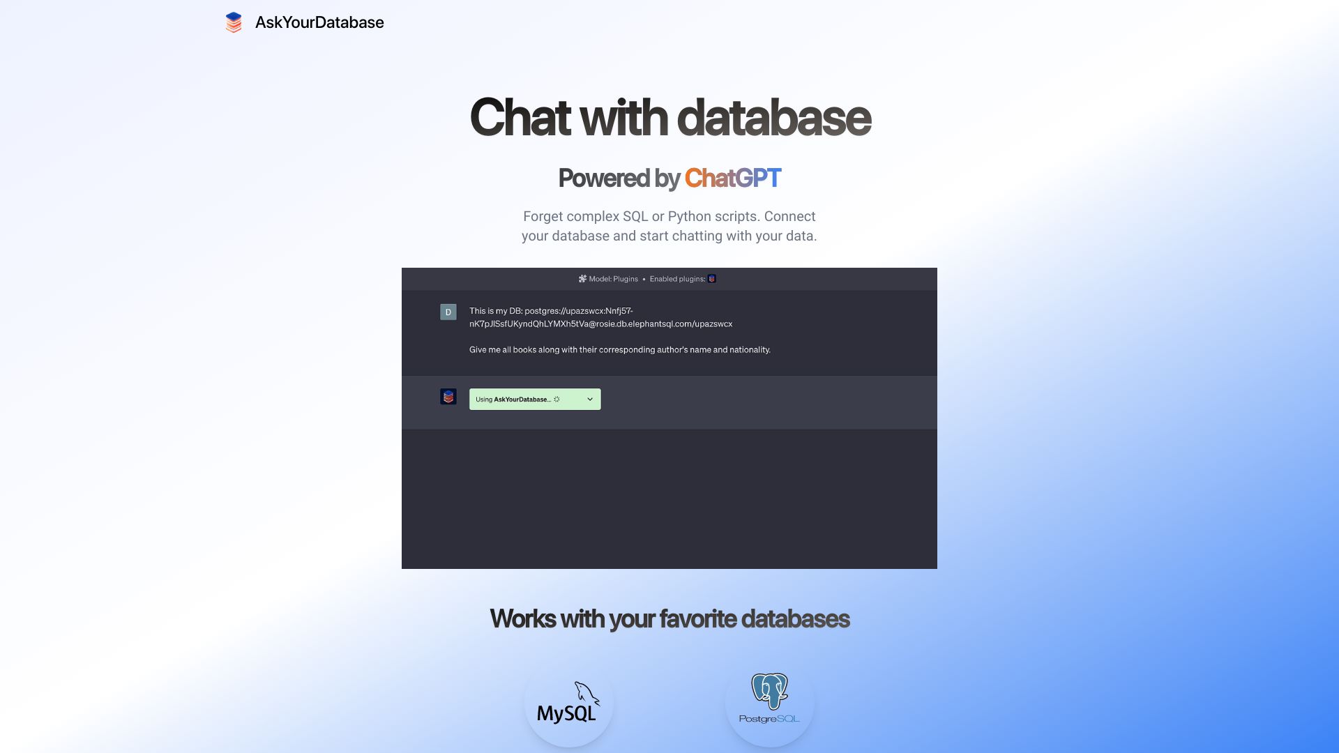 AskYourDatabase logo