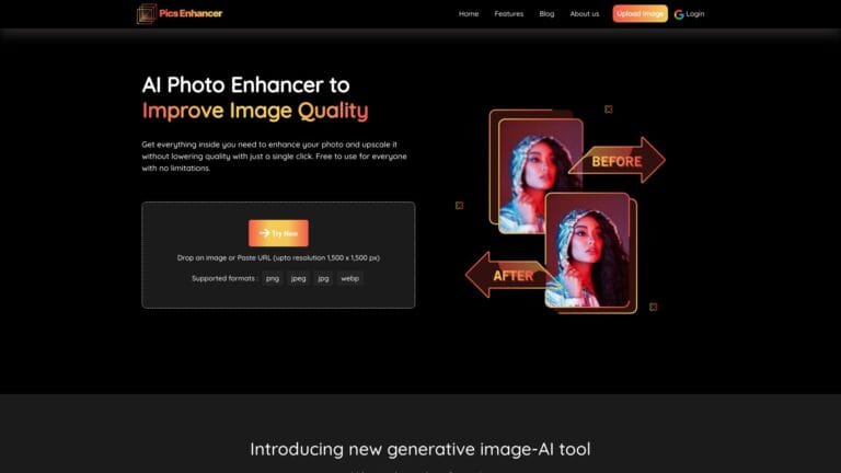 Trending Pics Enhancer AI Tool Review