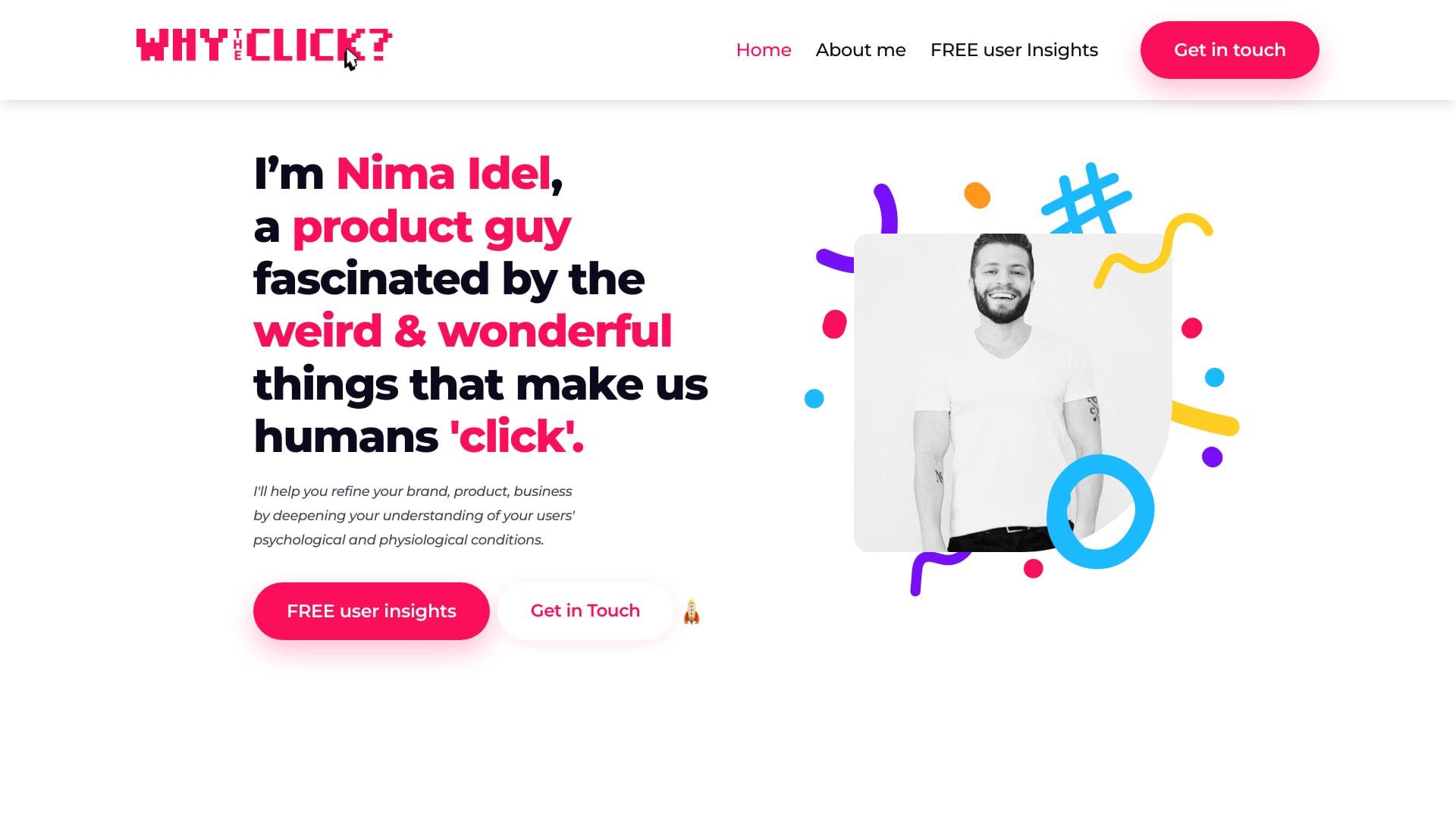 Why the click? logo