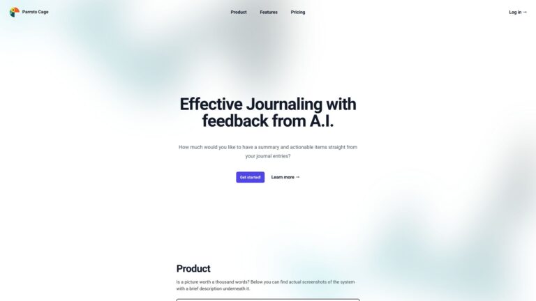 Top Parrotscage AI Tool Review