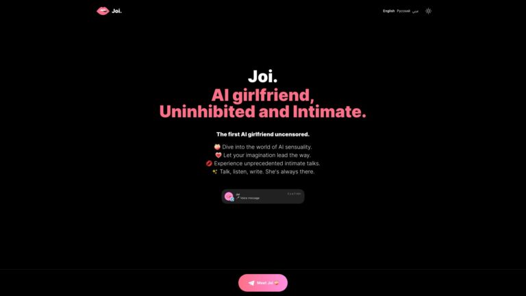 New Joi AI Girlfriend AI Tool Review
