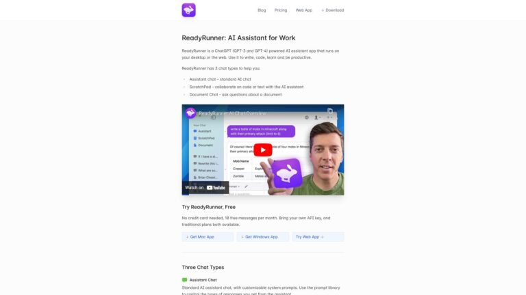 Innovative Readyrunner AI Tool Review
