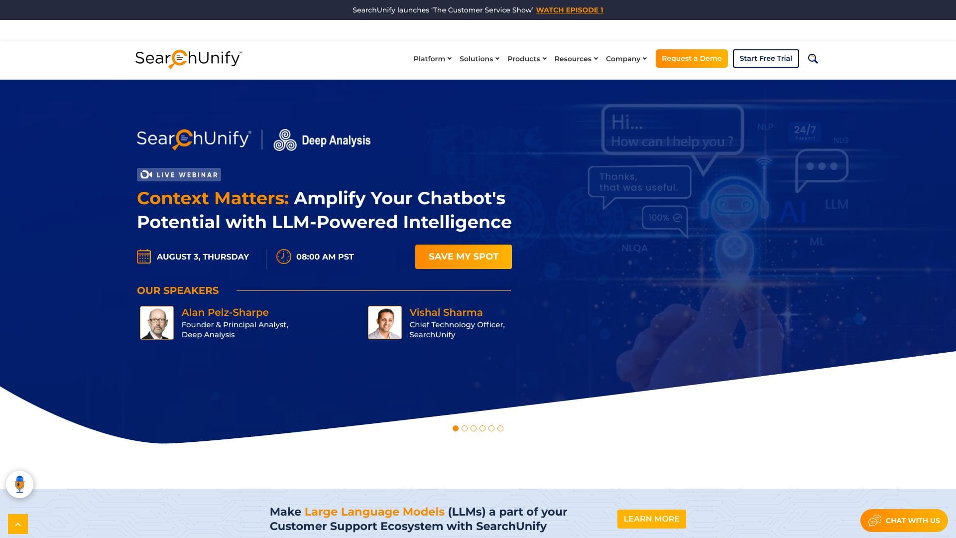 SearchUnify logo