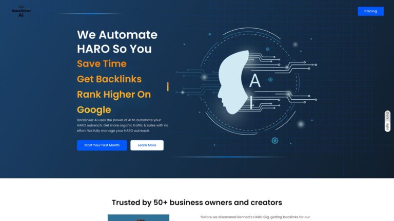 Best Backlinker AI AI Tool Review