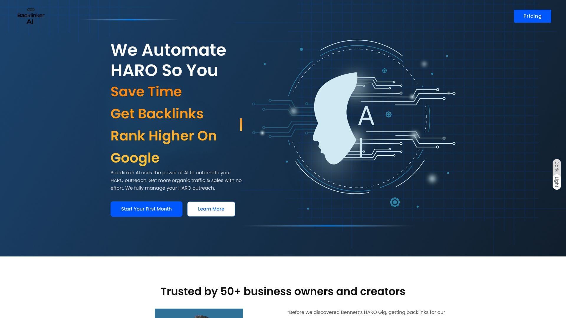 Backlinker AI logo