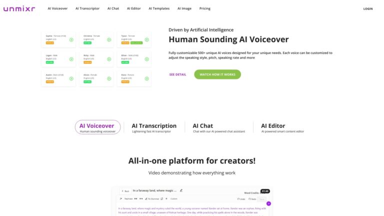 Top Unmixr AI Tool Review