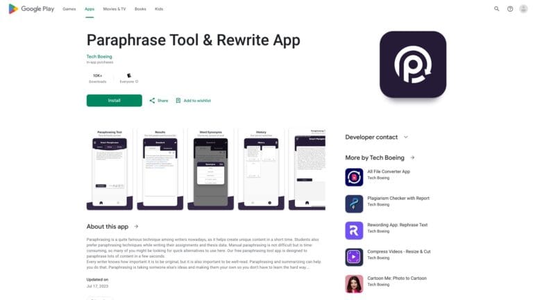 Smart Paraphrasing Tool & Summarizer AI Tool Review