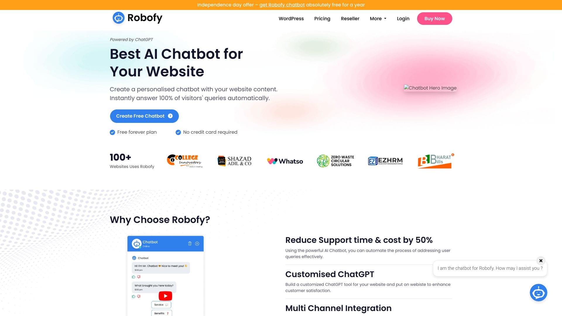 Robofy AI Chatbot logo