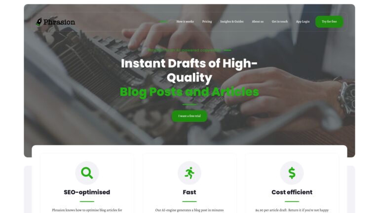 Innovative Phrasion AI Tool Review