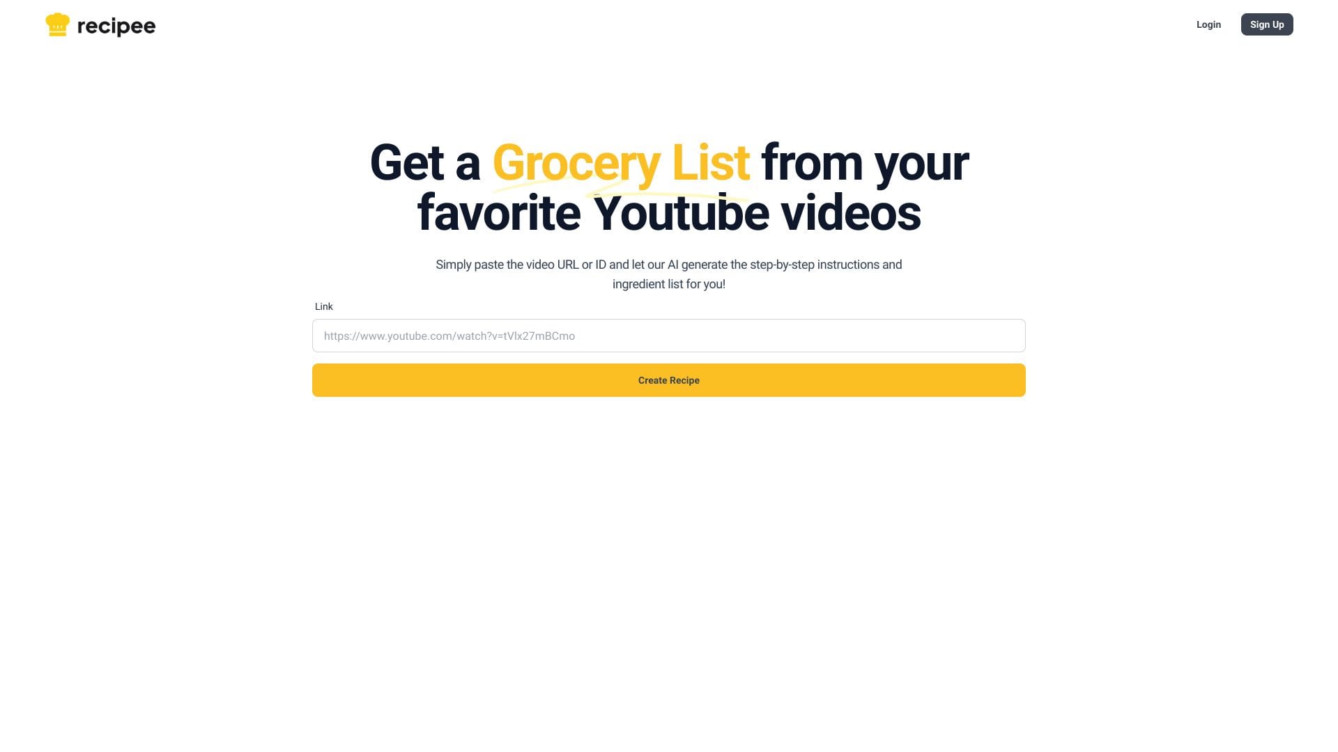 Grocery List Generator logo