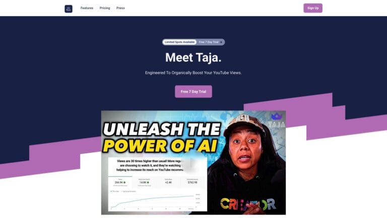 Innovative Taja AI AI Tool Review