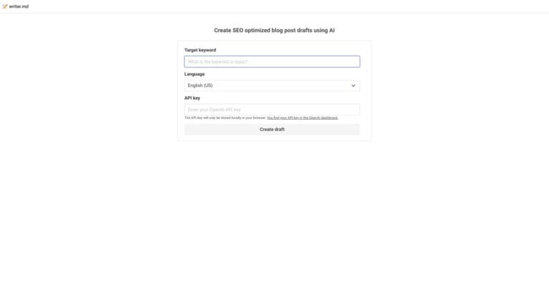 Free Writer.md AI Tool Review