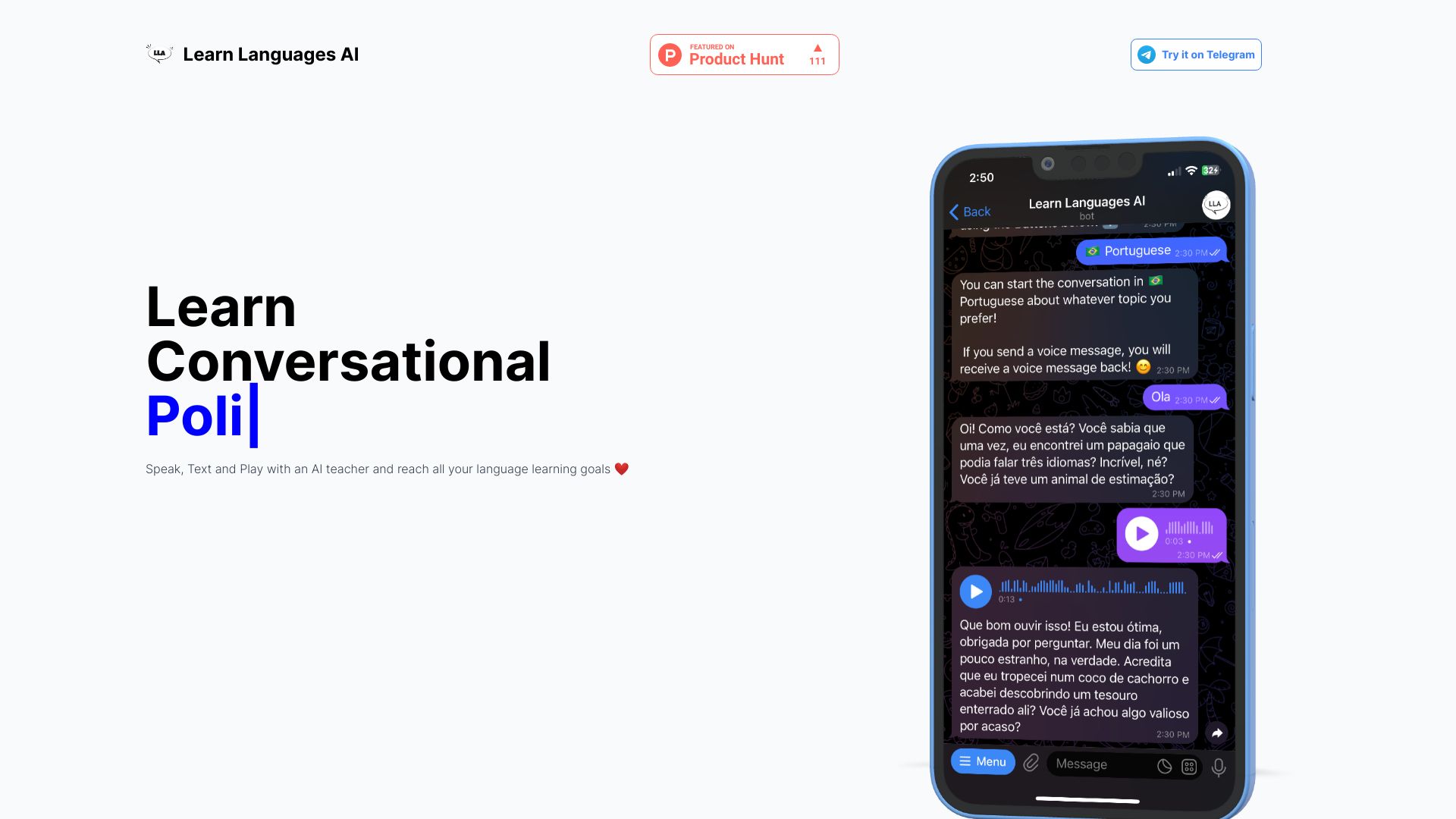 Learn Languages AI logo