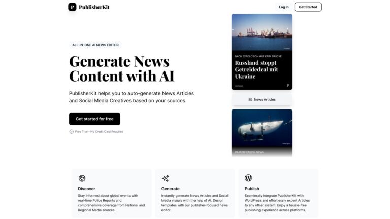 Popular Publisherkit AI Tool Review