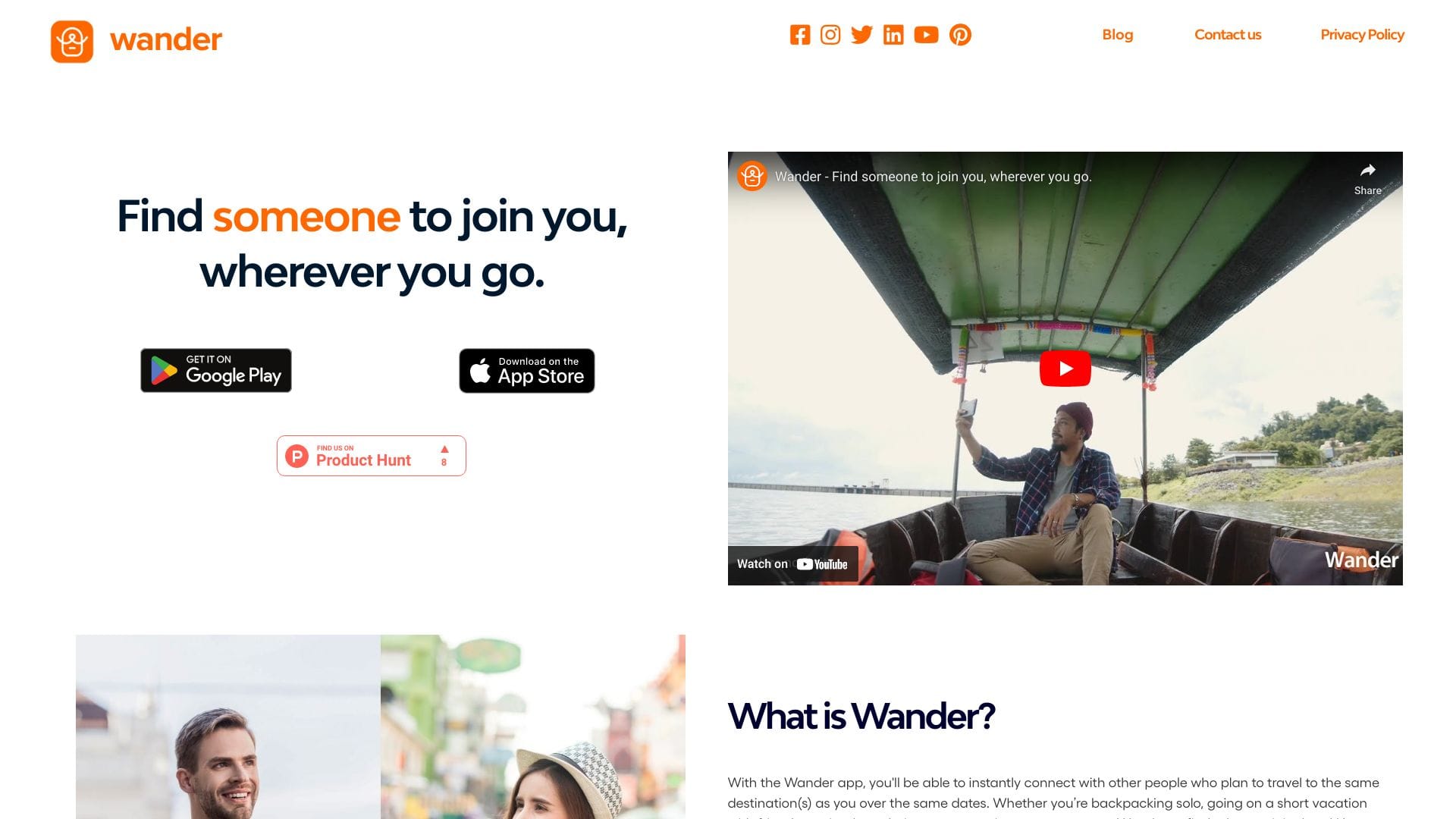Wander logo