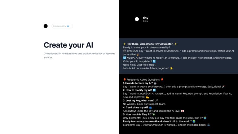 Top Tiny AI AI Tool Review