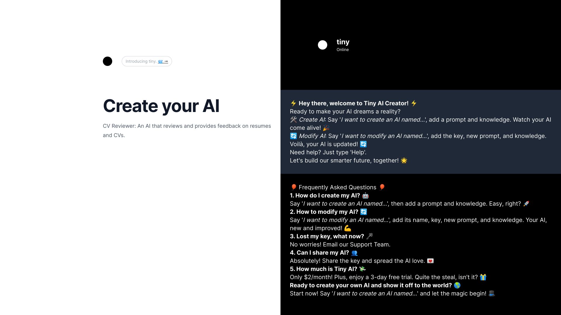 Tiny AI logo