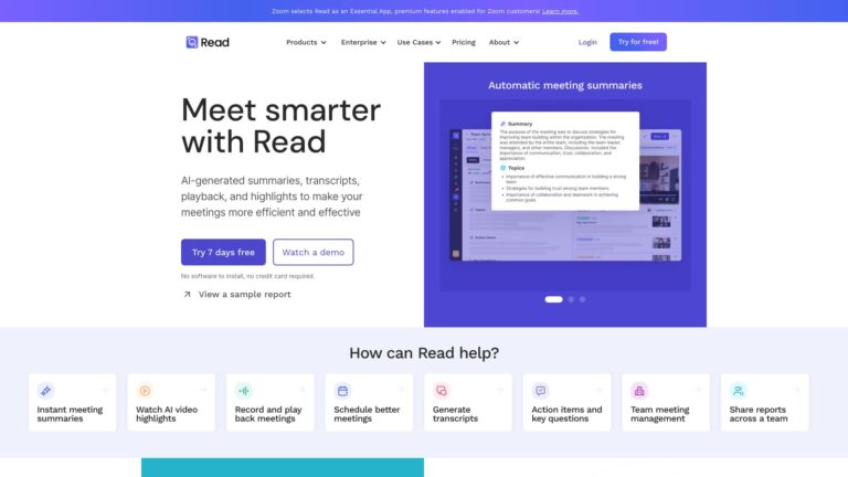 Popular Read AI AI Tool Review