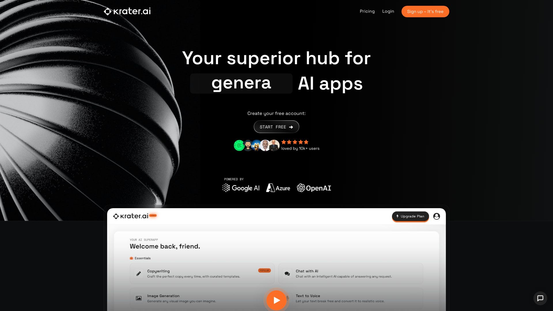 Krater.ai logo