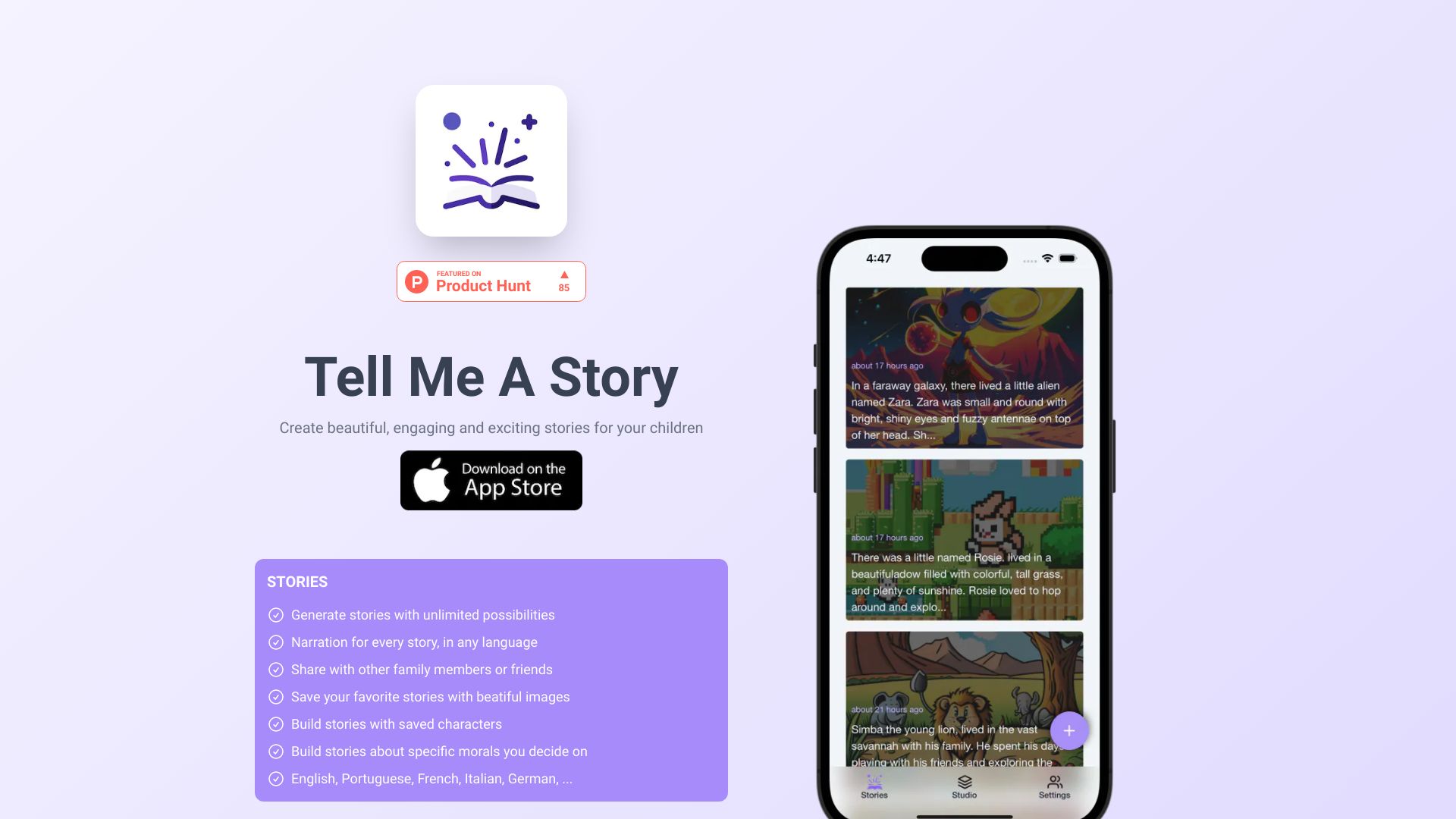 Tell Me A Story logo