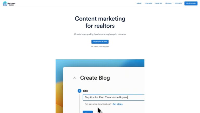 Advanced Realtor Blogs AI Tool Review