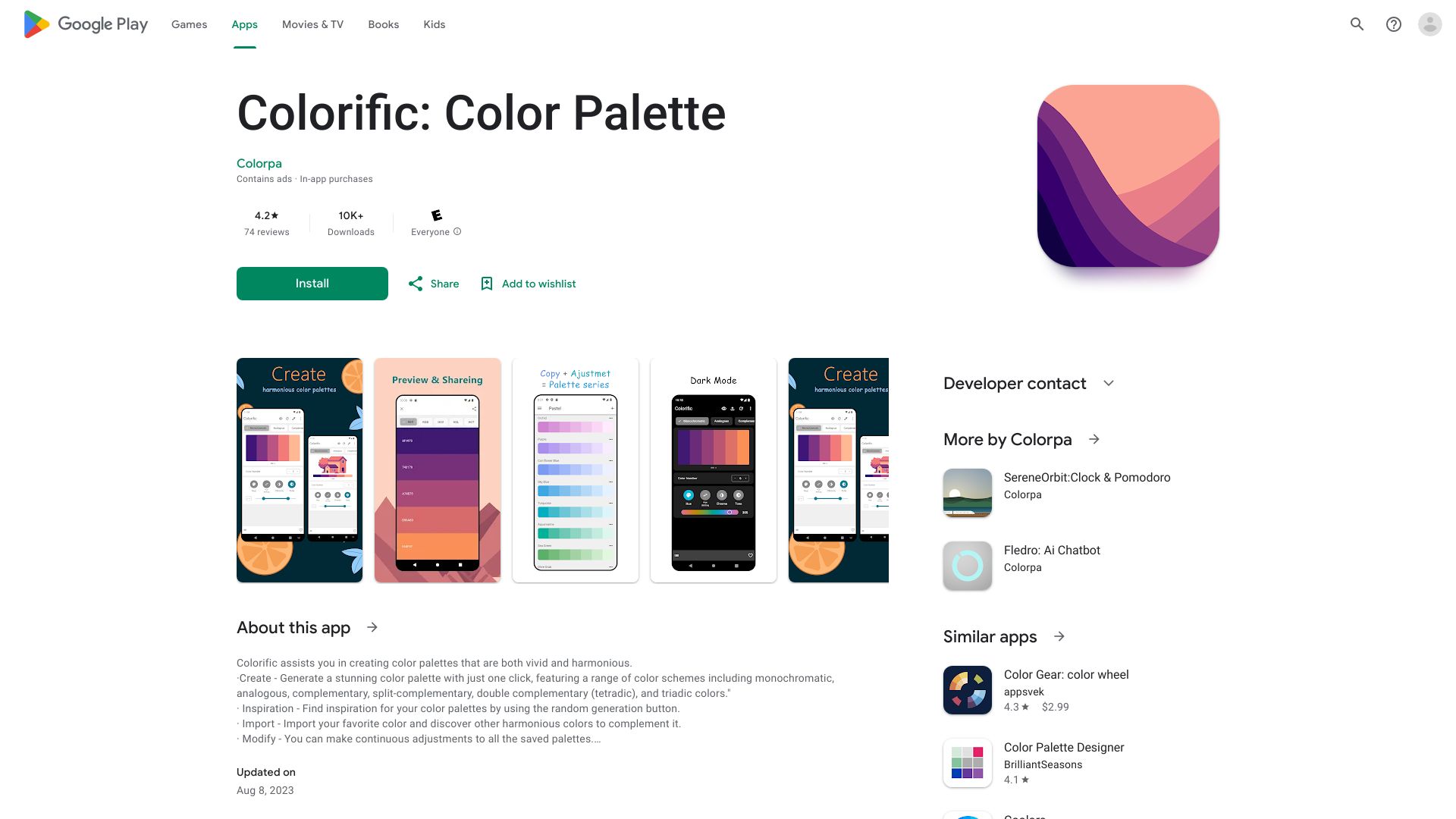 Colorific logo