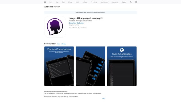 New Langs AI Tool Review