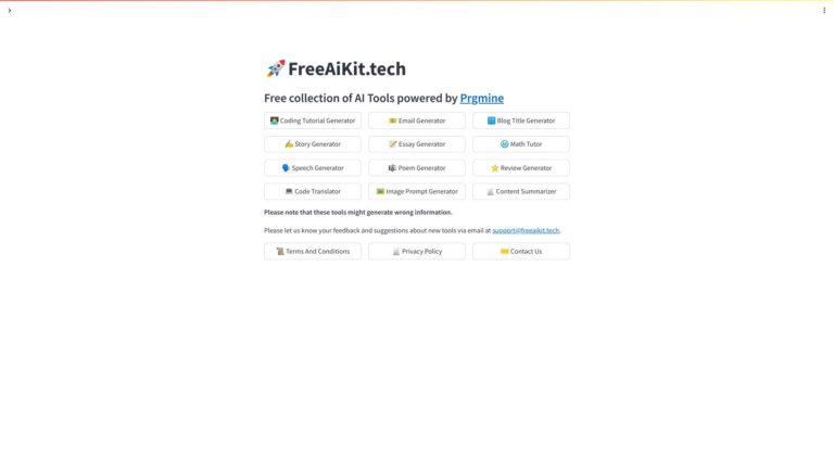 Popular Freeaikit AI Tool Review
