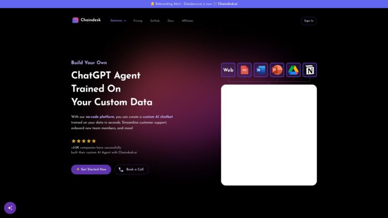 New Chaindesk AI Tool Review