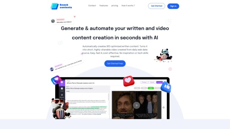 Best Snackcontents AI Tool Review