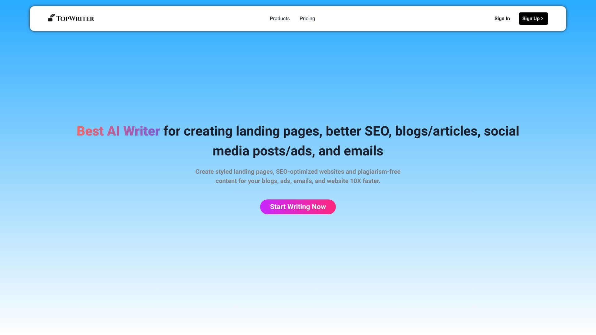 TopwriterX logo