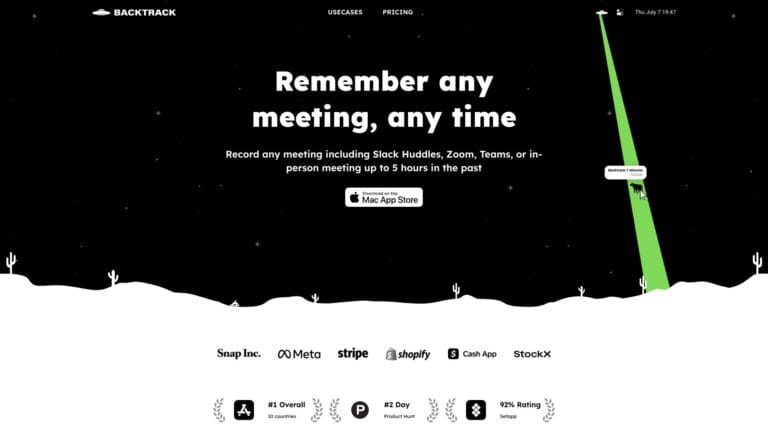 Advanced Backtrack AI AI Tool Review