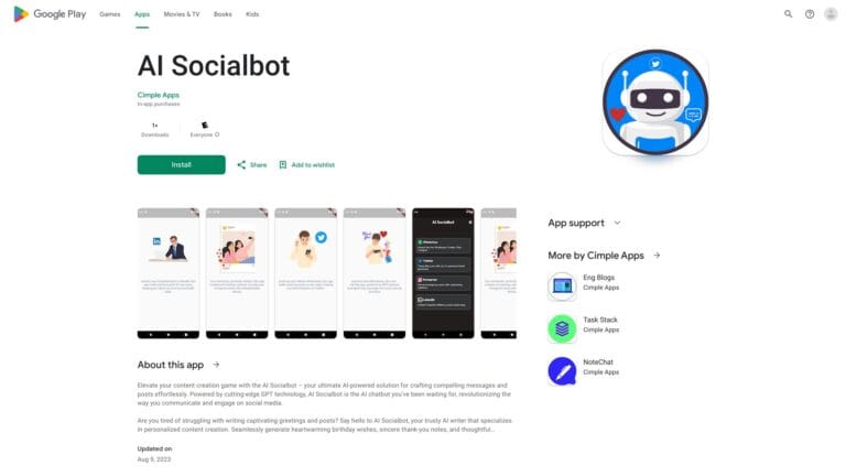 Smart AI Socialbot AI Tool Review