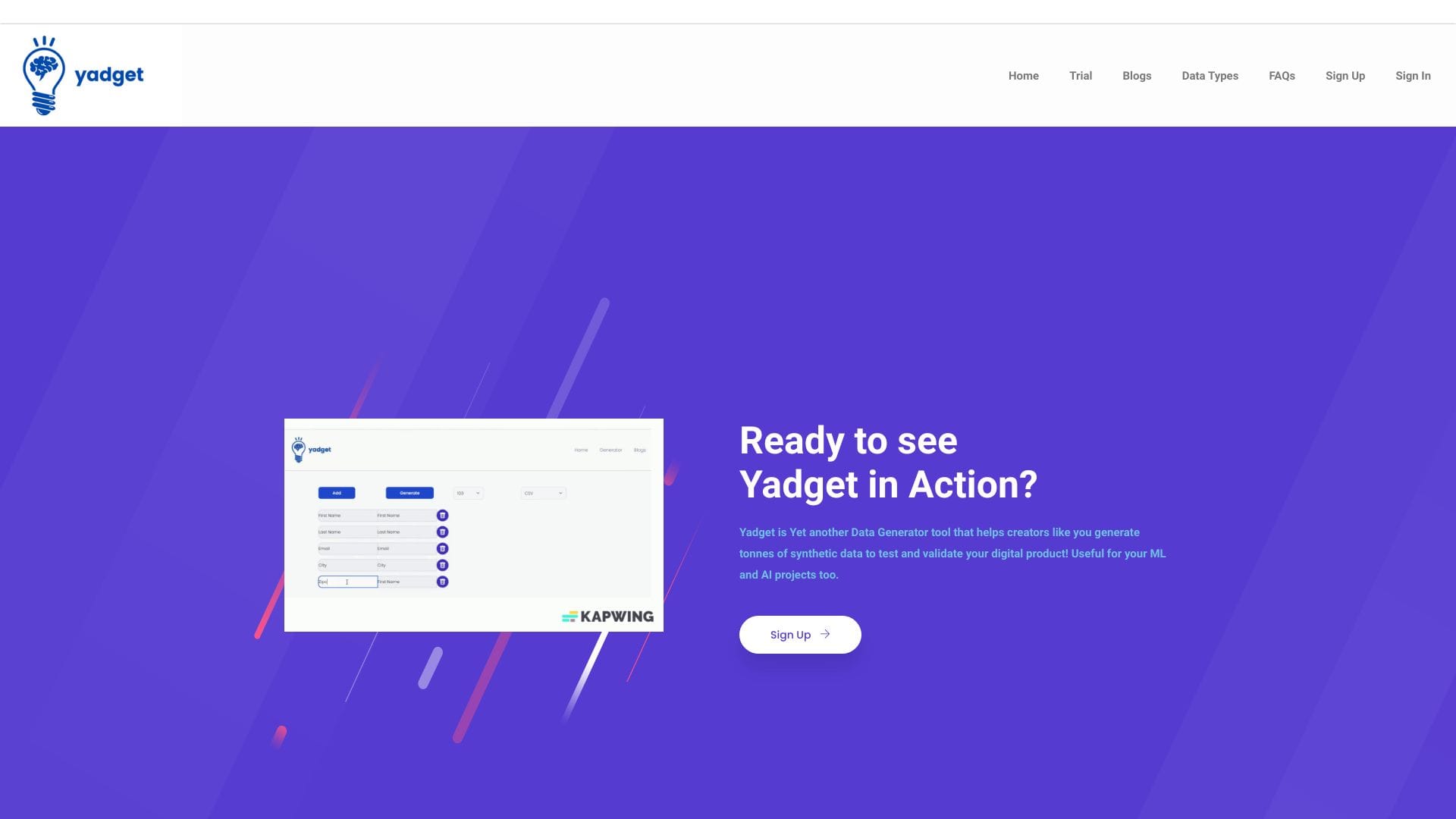 Yadget logo