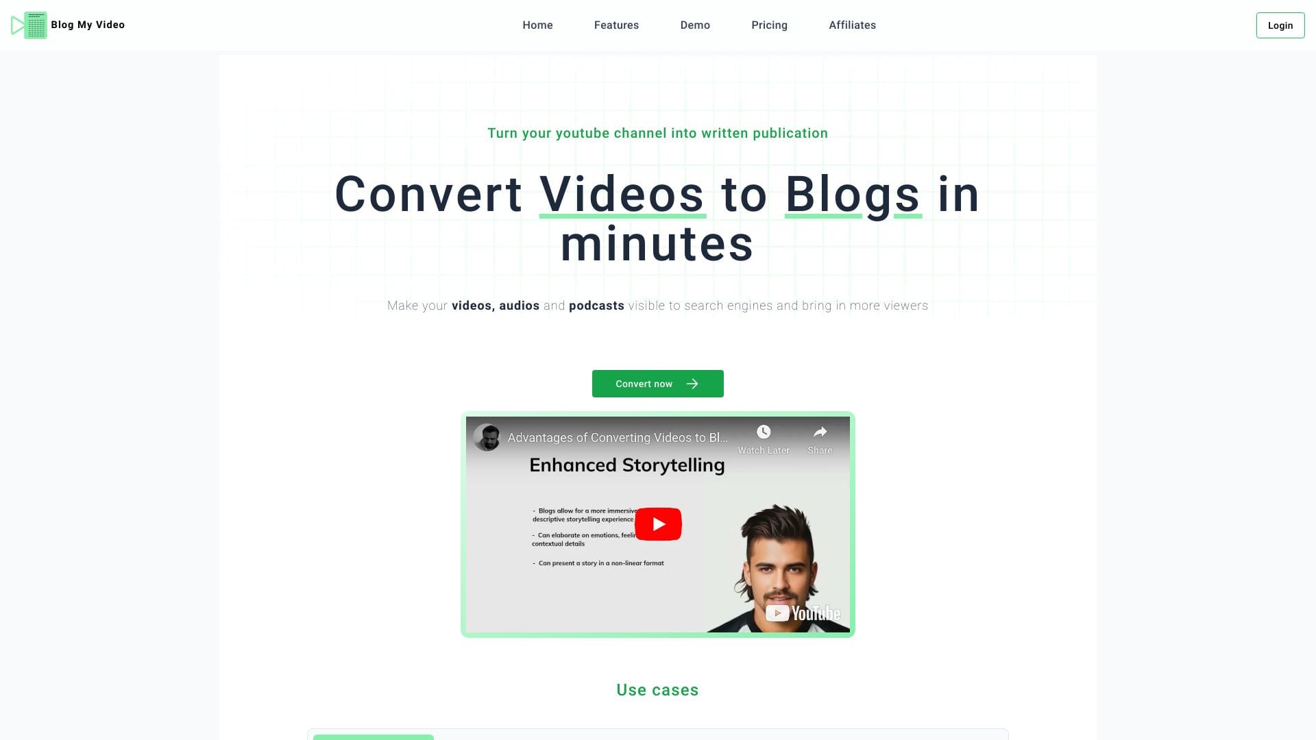 BlogMyVideo logo