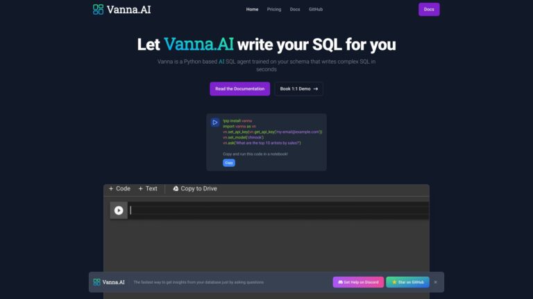 Trending Vanna.ai AI Tool Review