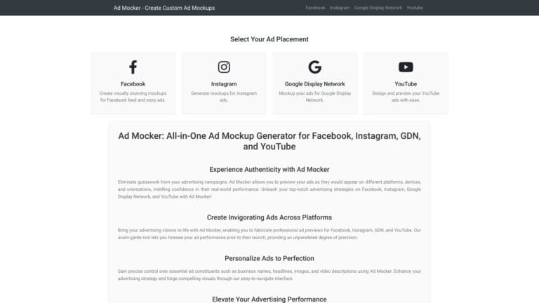 Trending Ad Mocker AI Tool Review