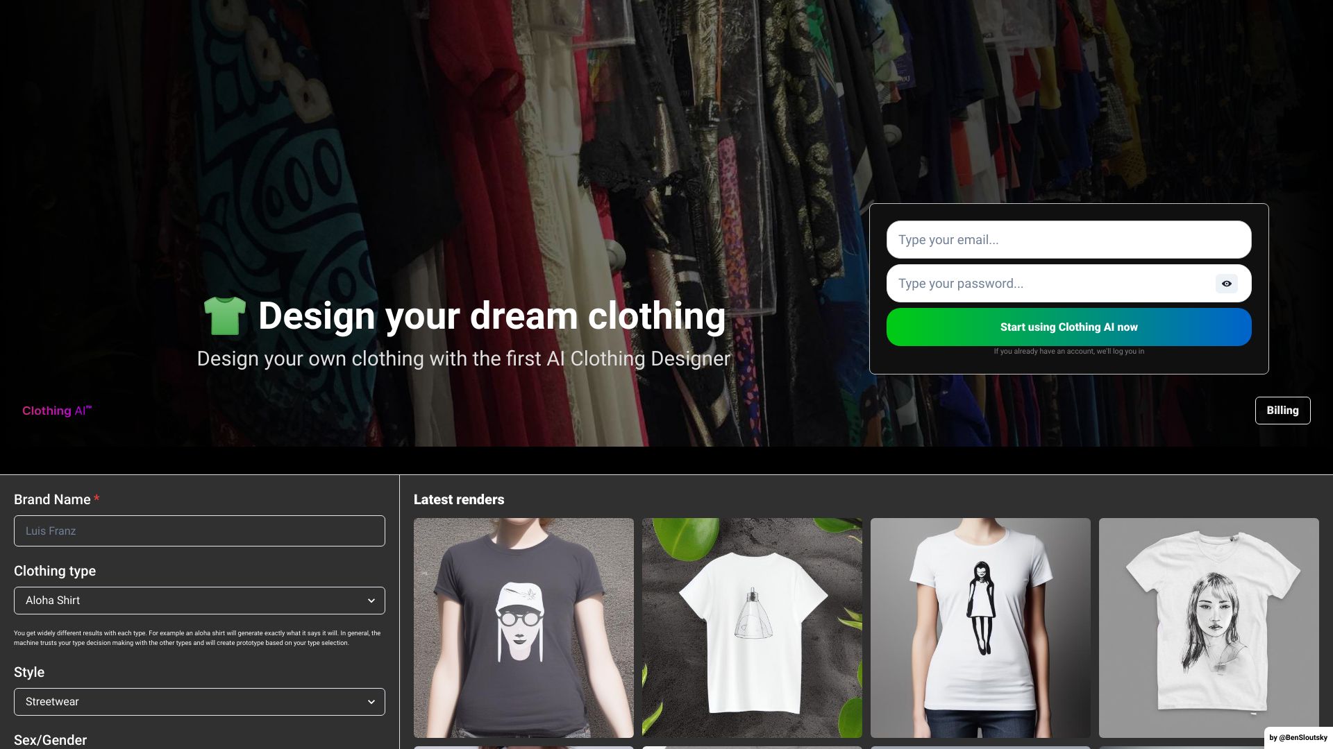 Clothing AI logo