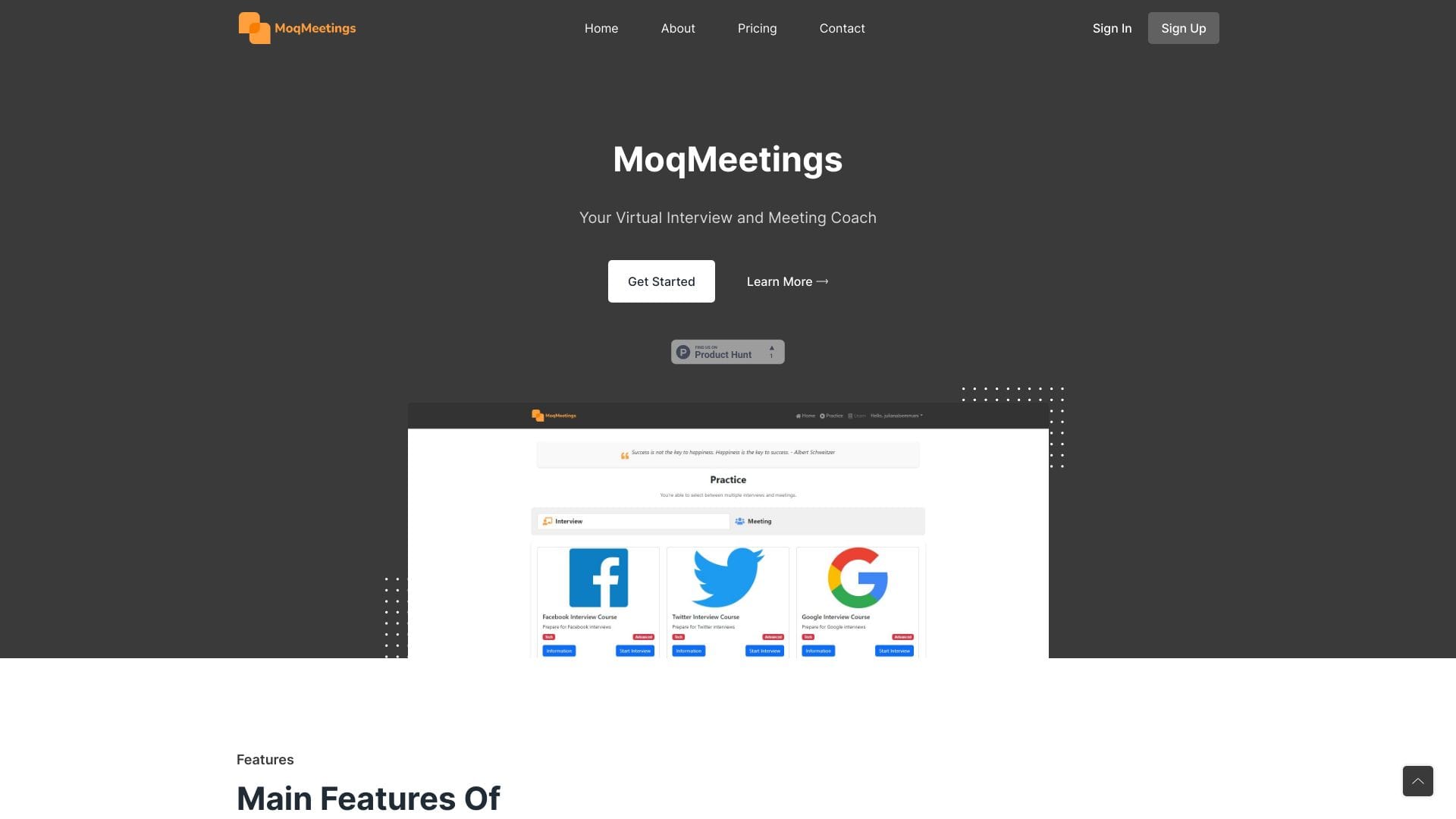 MoqMeetings logo
