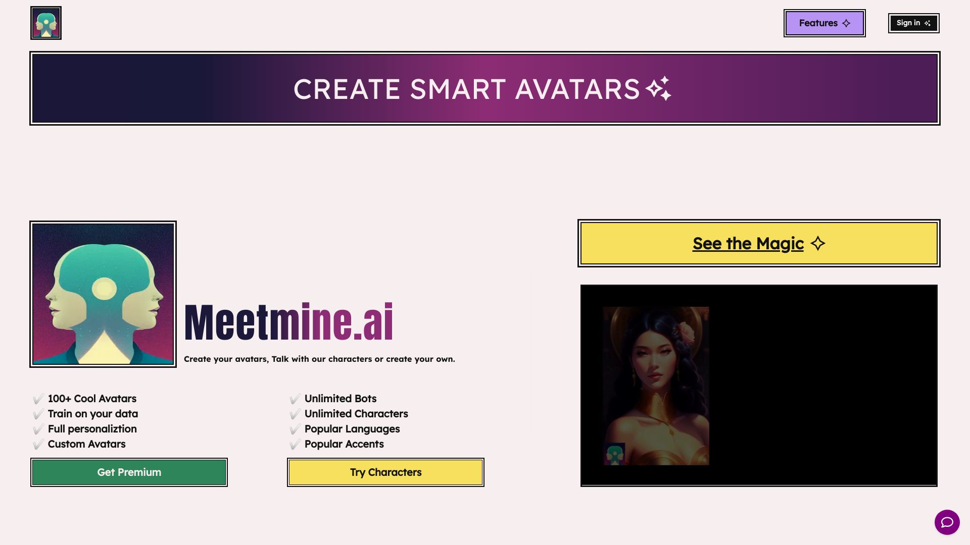 Meetmine AI logo