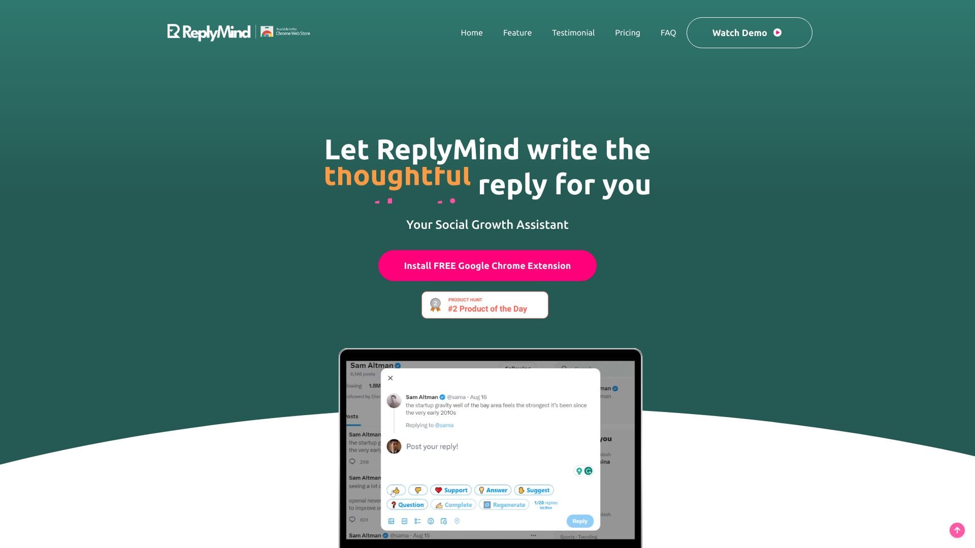 ReplyMind logo
