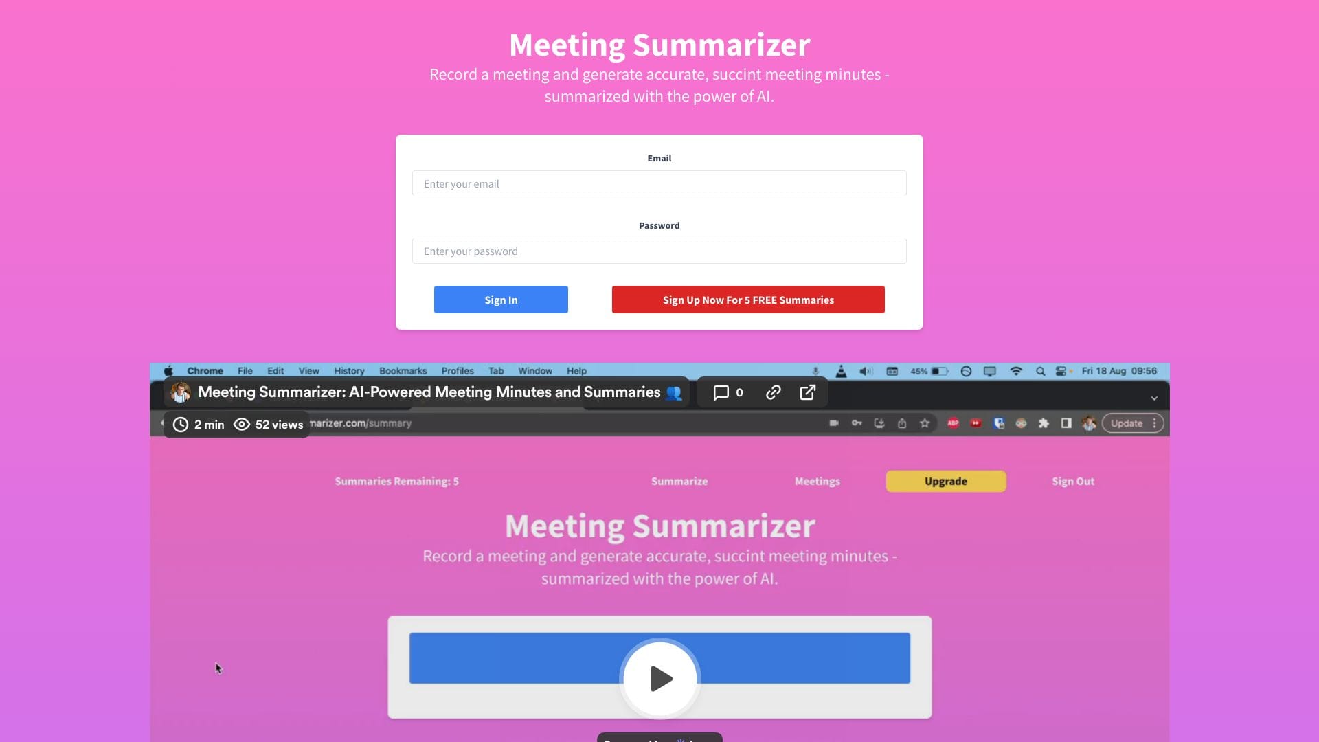 Meeting Summarizer logo