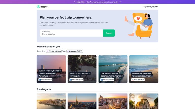 Top Tripper Guide AI Tool Review