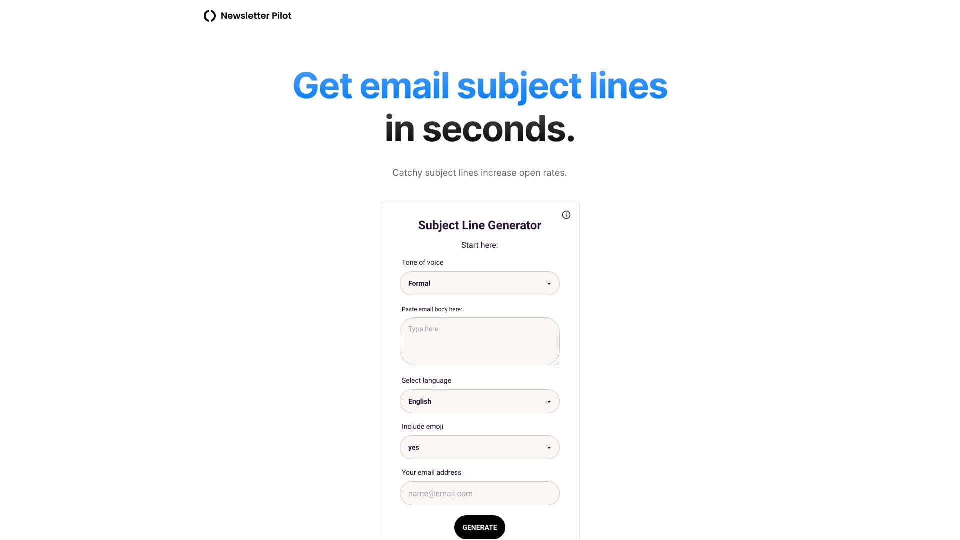 Subject Line Generator logo