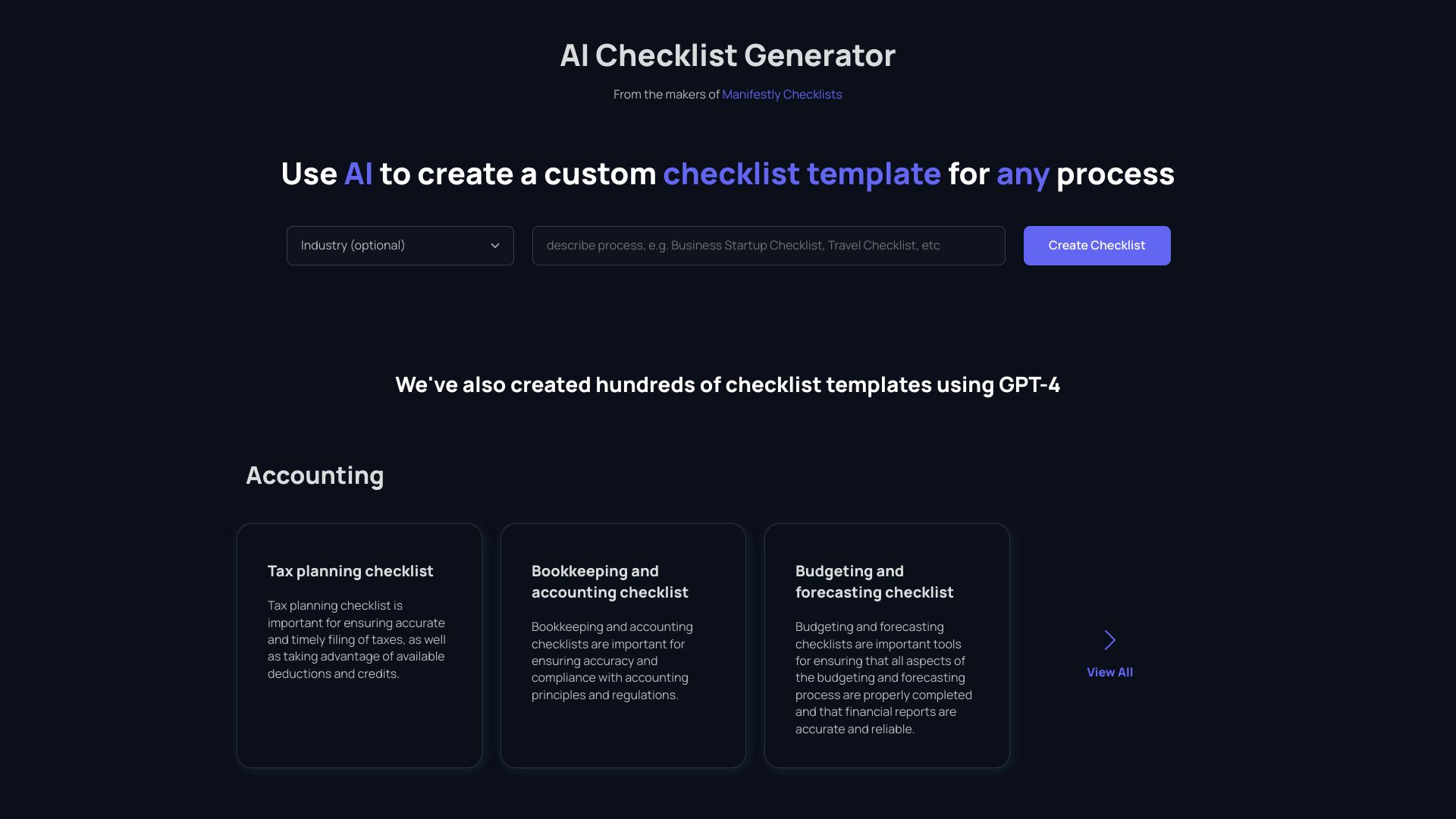 Checklist Generator logo
