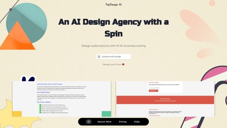 Advanced Topdesign AI AI Tool Review