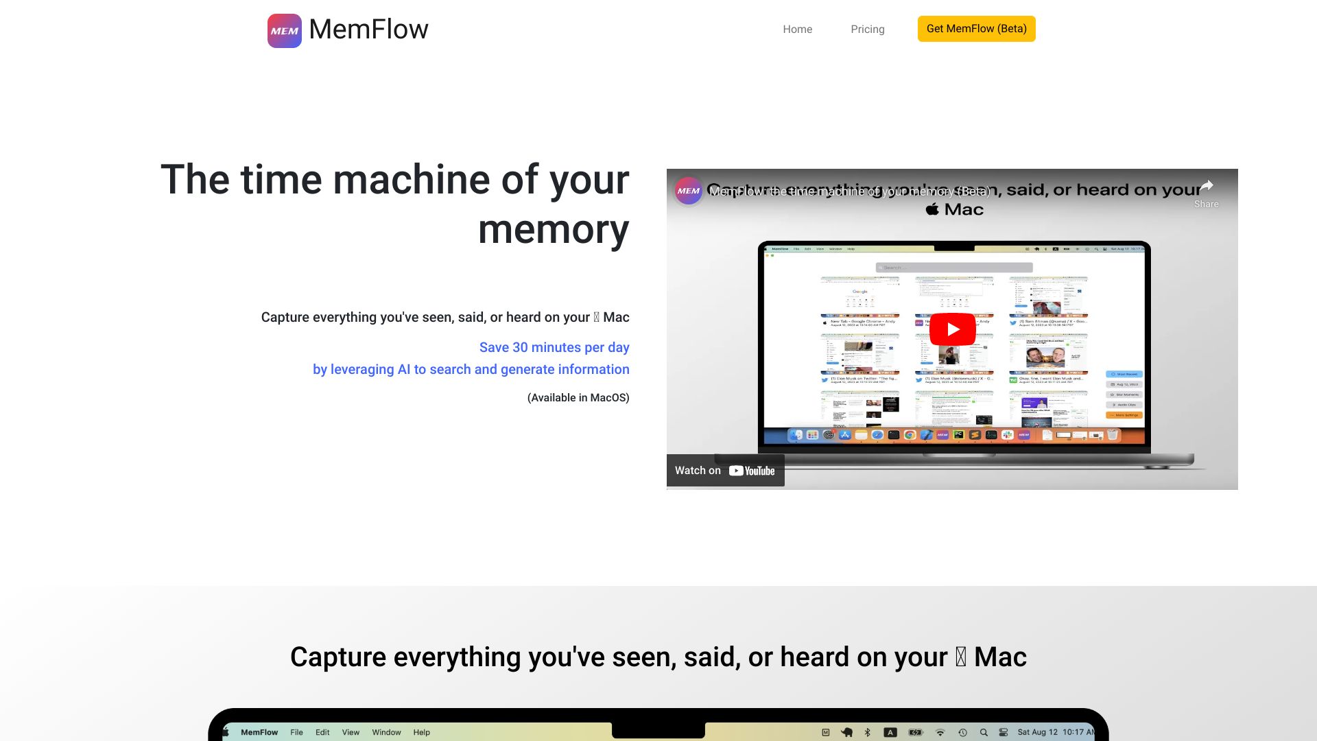 MemFlow logo