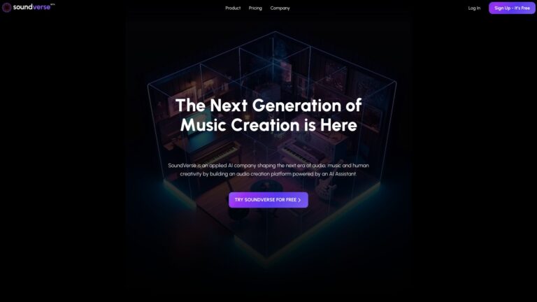 Innovative Soundverse AI AI Tool Review