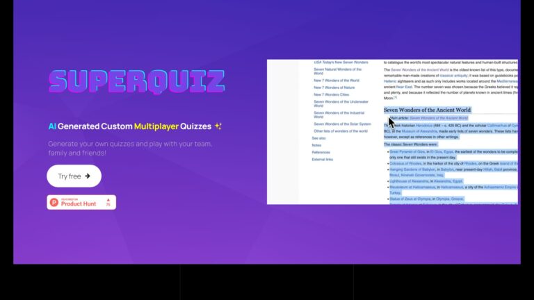 Trending Superquiz AI Tool Review