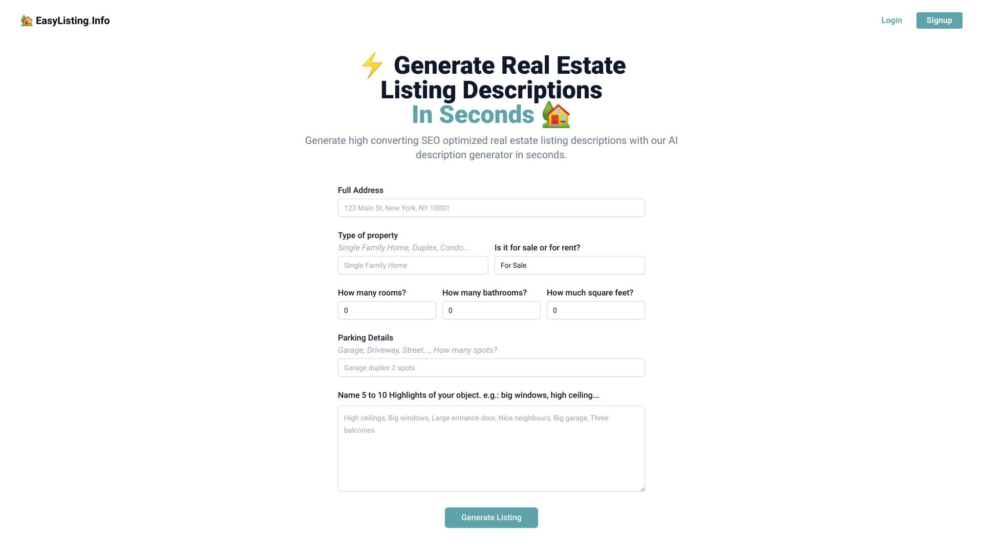 EasyListing.Info logo